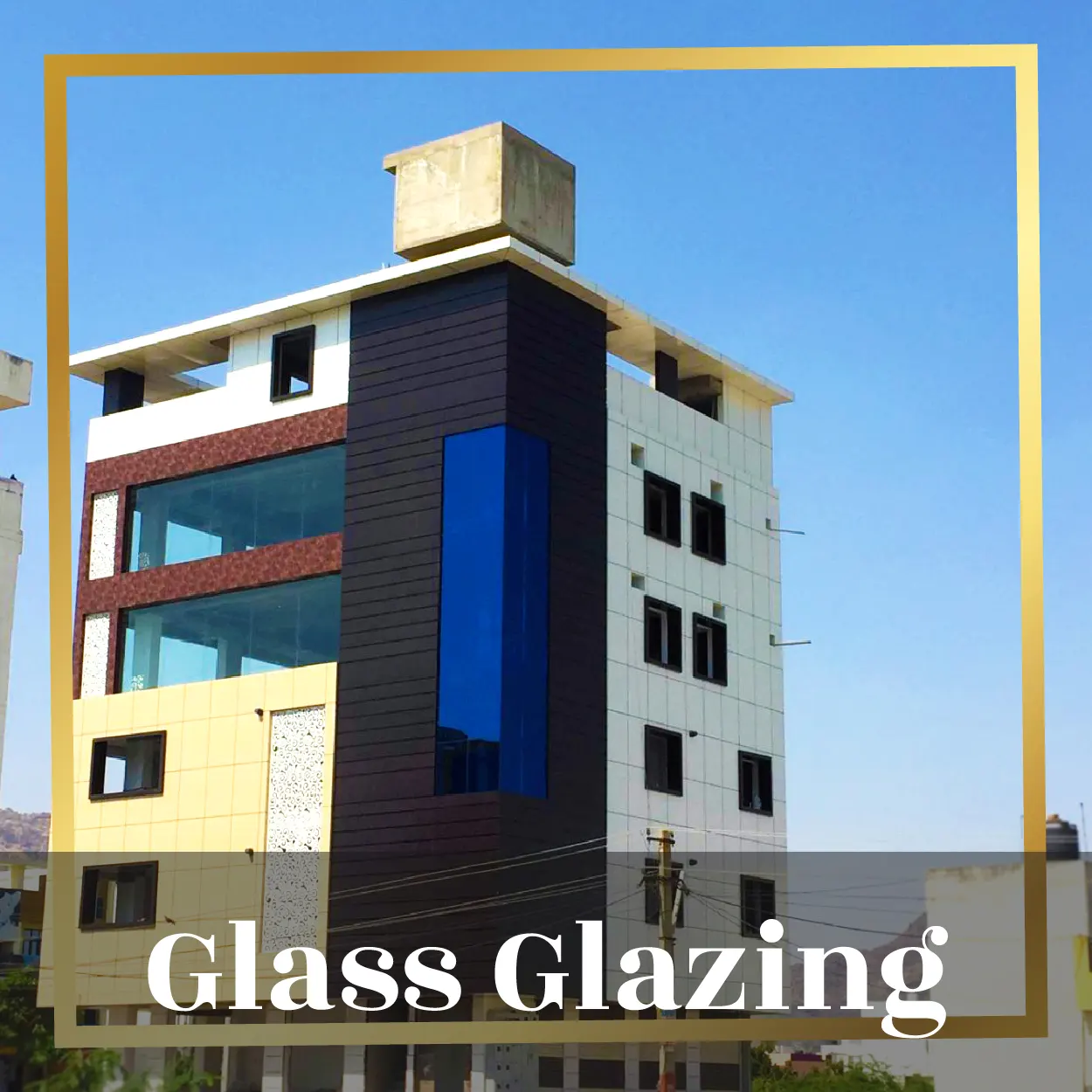 Glass glazing work